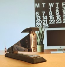 Retro Tacker Heftgerät Original Elit 26/6 (Sharpo Senior) made in Sweden