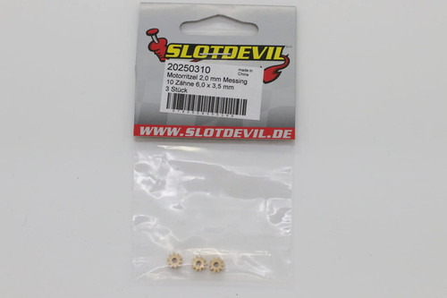 Slotcar motorritzel messing - slotcar,