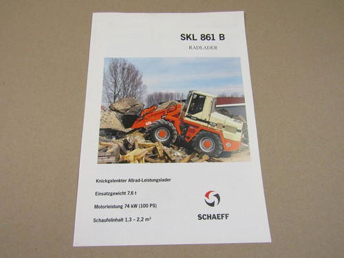 Prospekt schaeff skl 861 - prospekt,