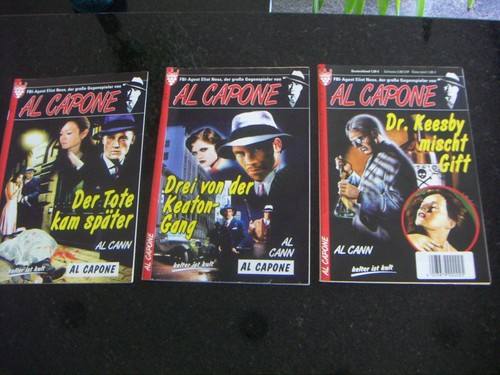 Capone romanhefte aus - 3x,