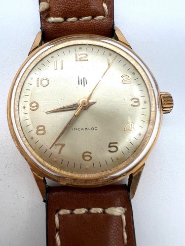 Vintage lip incabloc uhr - vintage,