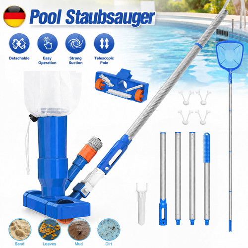 Pool reinigungsset bodensauger - pool,