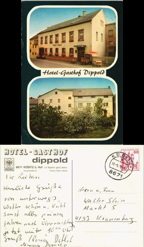 Ansichtskarte köditz hof - köditz,