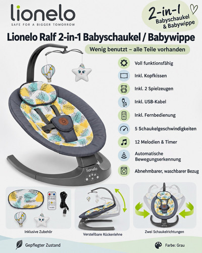 Lionelo ralf 1 - lionelo, 2-in-1