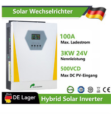 3000W Hybrid Wechselrichter 24V Off Grid Solar Inverter MPPT 100A Laderegler 