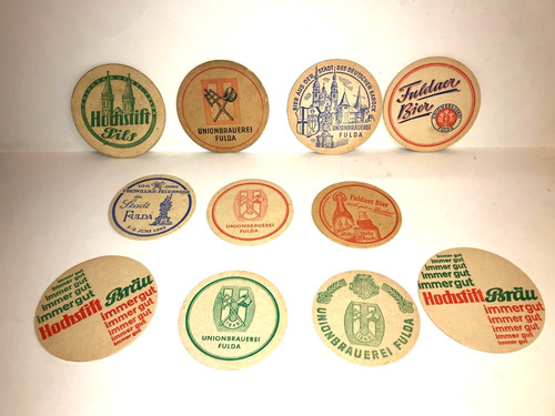 Bierdeckel alt unionbrauerei - bierdeckel,