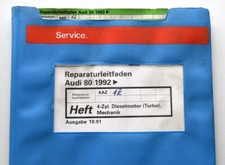 Audi 80 B4, 4-Zyl.-TDI-Motor 1.9 l MKB AAZ, 1Z, Reparaturleitfaden Mechanik