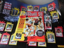 SIGNIERT + KOMPLETT ALBUM + POSTER PANINI FUSSBALL 91 BUNDESLIGA 1991 AUTOGRAMM
