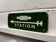 Bahnhof emailschild - bahnhof, emailschild.