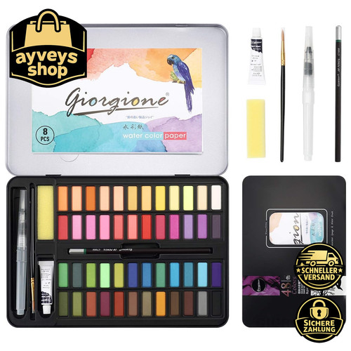 Aquarellfarben set farben - set, 48