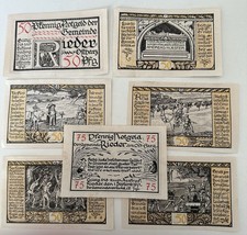 Notgeldscheine Rieder