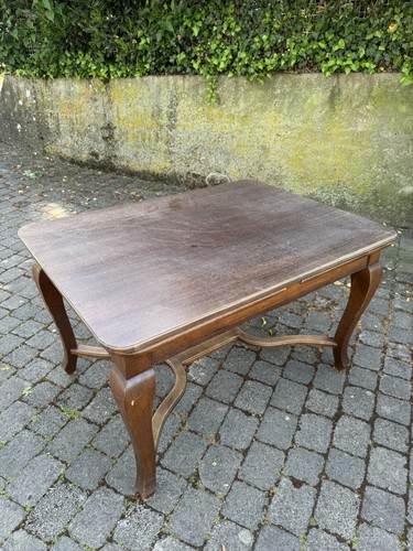 Antiker küchentisch aus holz - aus,