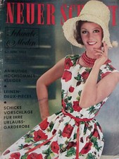 altes Modeheft Neuer Schnitt von 1962 + Schnittmuster, Sommerkleider, Dirndl