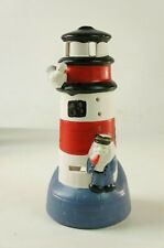 Leuchtturm für Teelicht Küste Dekoration ca.18 cm Keramik Deko Maritim Pro-1053