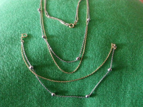 Schmuckset mit collier - collier, und