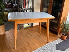 Raumsparender Vintage Esstisch aus Resopal, ausziehbar, 1960er