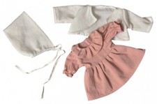Puppenkleidung Kleid Altrosa