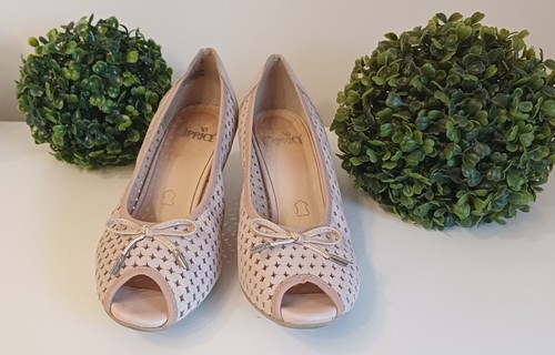 Caprice leder pumps peeptoes - caprice,
