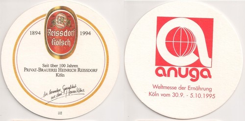 Reissdorf kölsch bierdeckel - reissdorf,