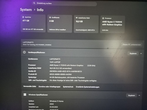 Asus tuf gaming a15 - asus, fa506nc