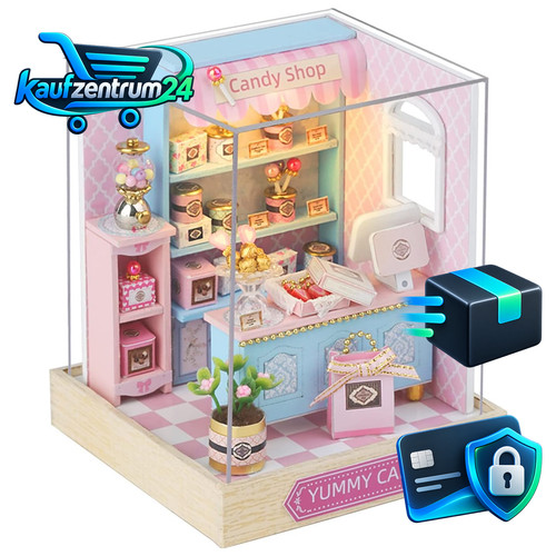 Miniaturhaus puppenhaus kit - miniaturhaus,