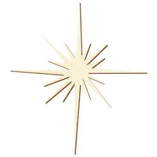 Holz Stern von Bethlehem -