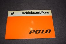 Betriebsanleitung Bedienungsanleitung VW Polo I Typ 86  neuwertig/unbenutzt