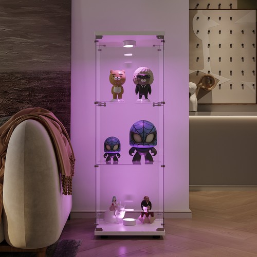 Glasvitrine etagen mit 1 - glasvitrine,