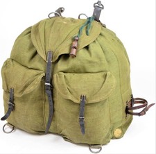WW2 WK2 WH Wehrmacht Rucksack SS M31 zeitgenössisch geflickt/verstärkt RAR! 5504