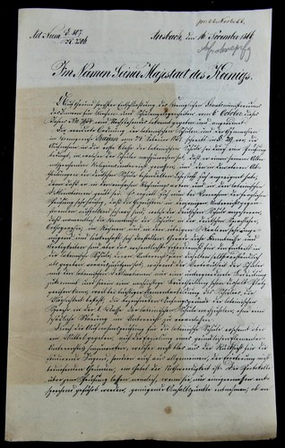 Alte handschriftliche akten - alte,