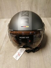 Motorradhelm Soxon SP-325 Plus „Titanium“ · Jet-Helm · Motorrad-Helm Roller-XL