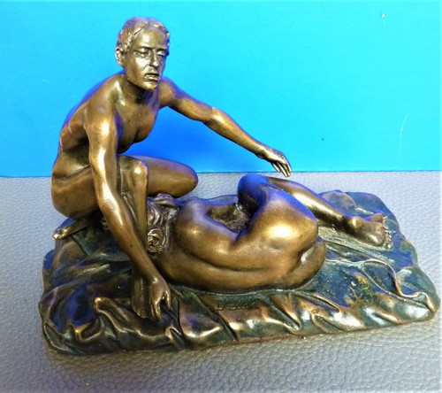 Bronze figur akt mann - akt., und