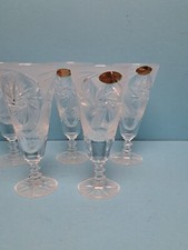 5   SEKTGLÄSER GESCHLIFFEN