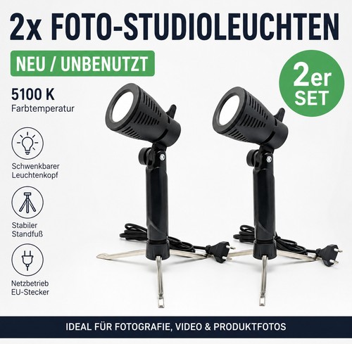 Fotostudioleuchte 5100k - 2x,