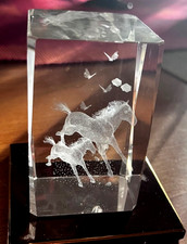 Glas laserbild - 3d,
