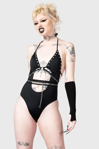 Killstar badeanzug black - -,