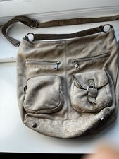 Liebeskind Handtasche Tasche Leder Beige Vintage Groß Umhängetasche