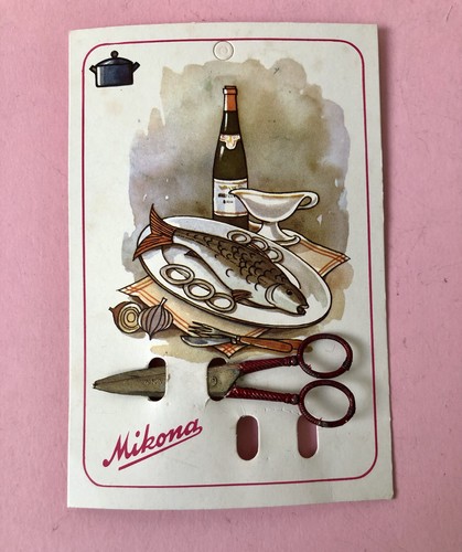 Miniatur schere aus zinn - miniatur,