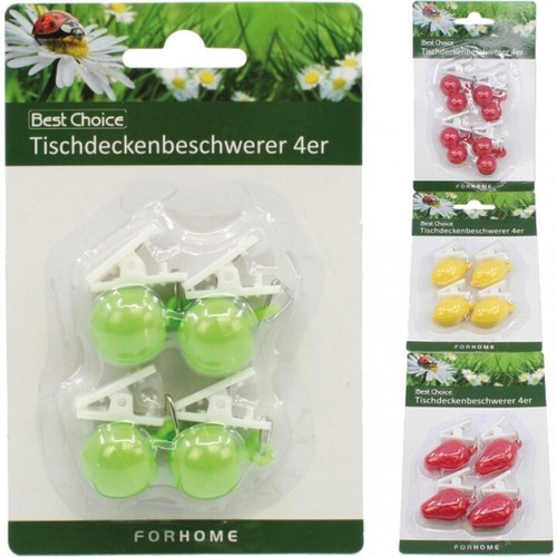 Tischdeckenbeschwerer 4er