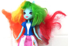 Rainbow Dash Equestria Girls Puppe My Little Pony mit Wuschelhaaren
