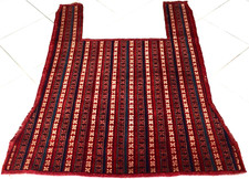 Perserteppich Alte Handgeknüpfte Orient Teppich Pferde Decke Rot Grün Beige