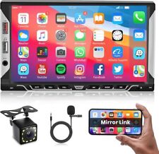 Doppel 2 DIN 7" Android 13 Autoradio GPS Navi Bluetooth WIFI USB +Rückfahrkamera