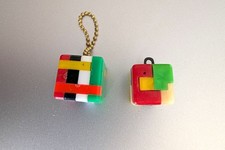 2x alte Steckfigur 3d  Puzzle