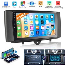 Für Smart Fortwo 451 2010-2015 Autoradio GPS Navi 2+64G Android 15 Apple Carplay