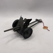 Hausser Elastolin Blech Kanone Pak 22cm Geschütz Massesoldaten 7.5cm Musealer Zu