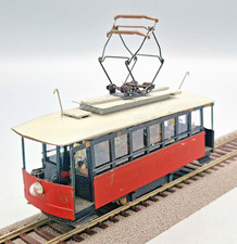 Japan Messing Metall Finescale 2 achs. Straßenbahn Motor defekt !  HO LESEN RAR