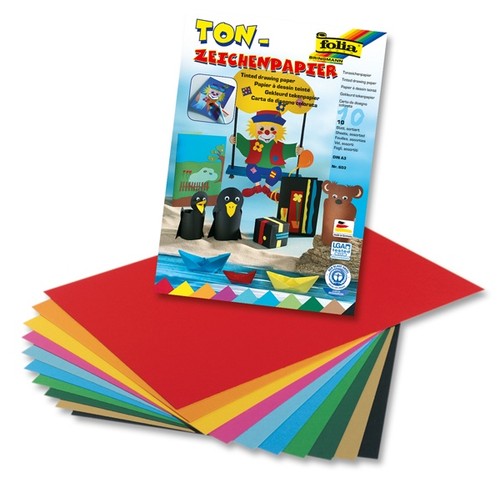 Folia tonzeichenpapier block - folia,