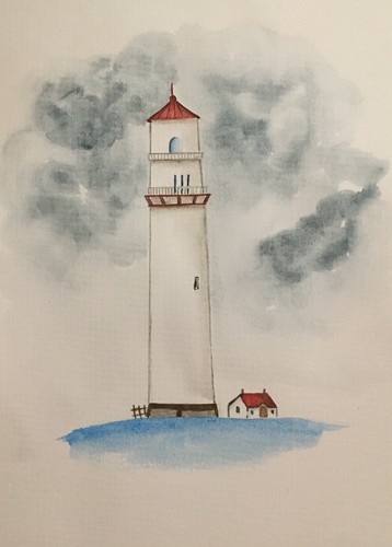 Original aquarell - original,