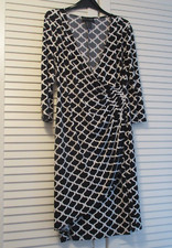 Kofferkleid   Frank Lyman  schwarzweiß 42 D Reißverschlüsse Kleid knittert nicht