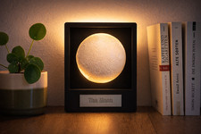 Mond wandbild modern - 3d,